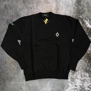 Vintage 90s F1 Renault Black Sweatshirt. Vive Le Sport. SIZE XL